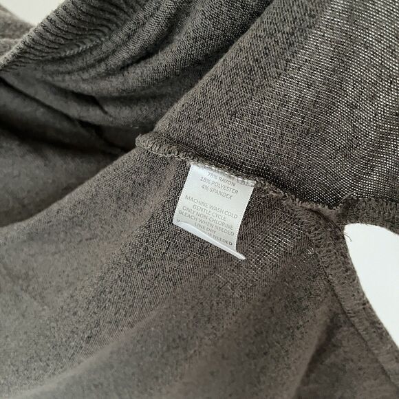 Market & Spruce Women’s Long Open Cardigan Size Olive Green - XXL - Picture 6 of 6